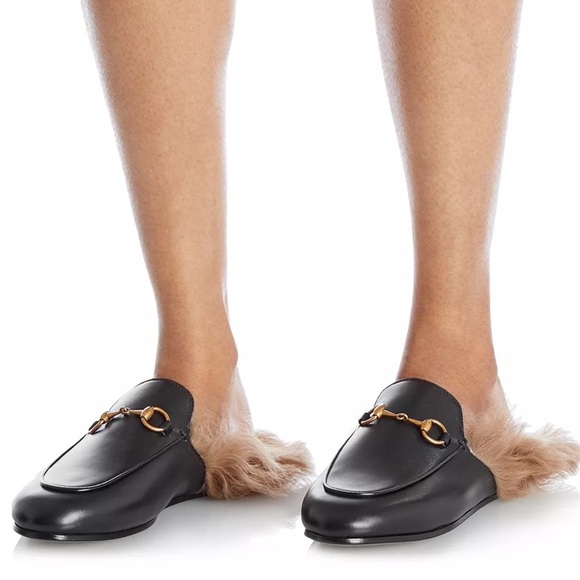 Gucci Women's Princetown Apron Toe Mules 40/9.5 - Picture 2 of 11